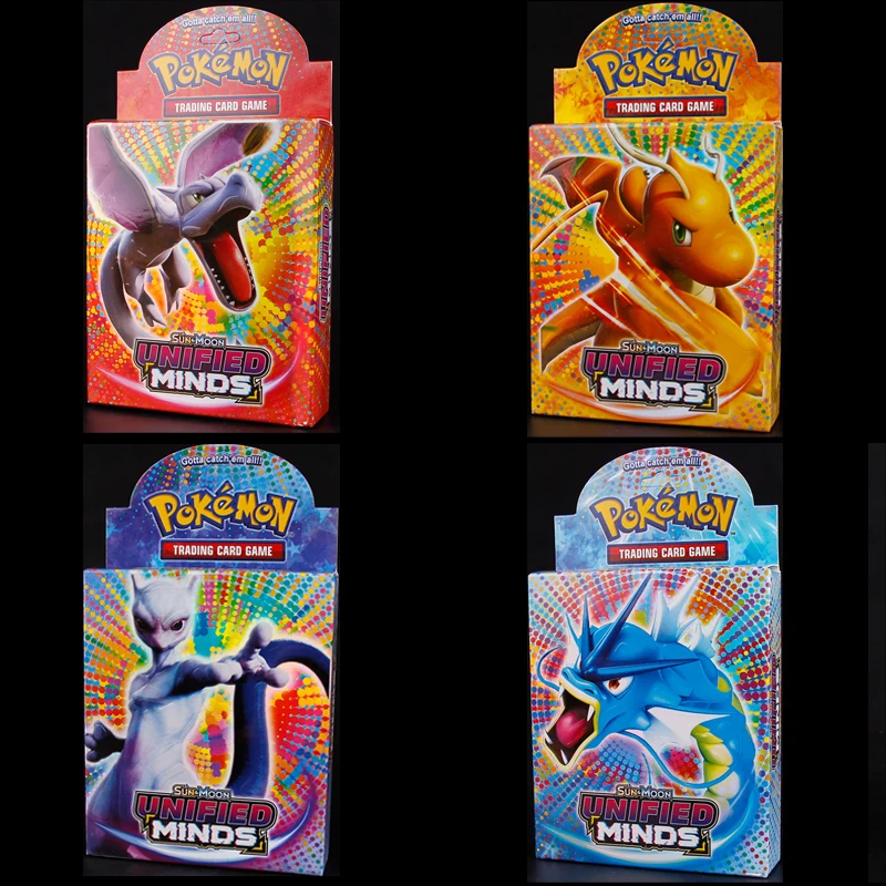 Cartas de Pokémon para niños, 48 Uds. Por caja aleatoria, nueva versión en inglés, colección de batalla Sm11 Ptcg, juguete para regalo