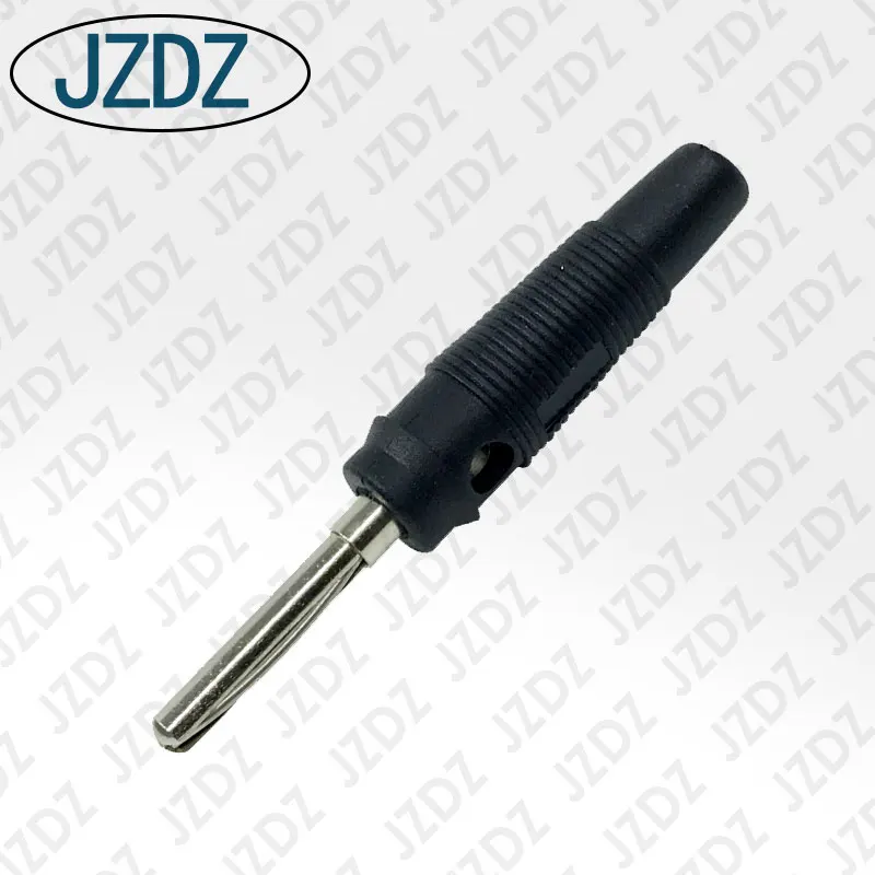 

JZDZ J.10019 10Pcs 4mm Male High Current Screw Solderless Stackable Banana Plug Connector