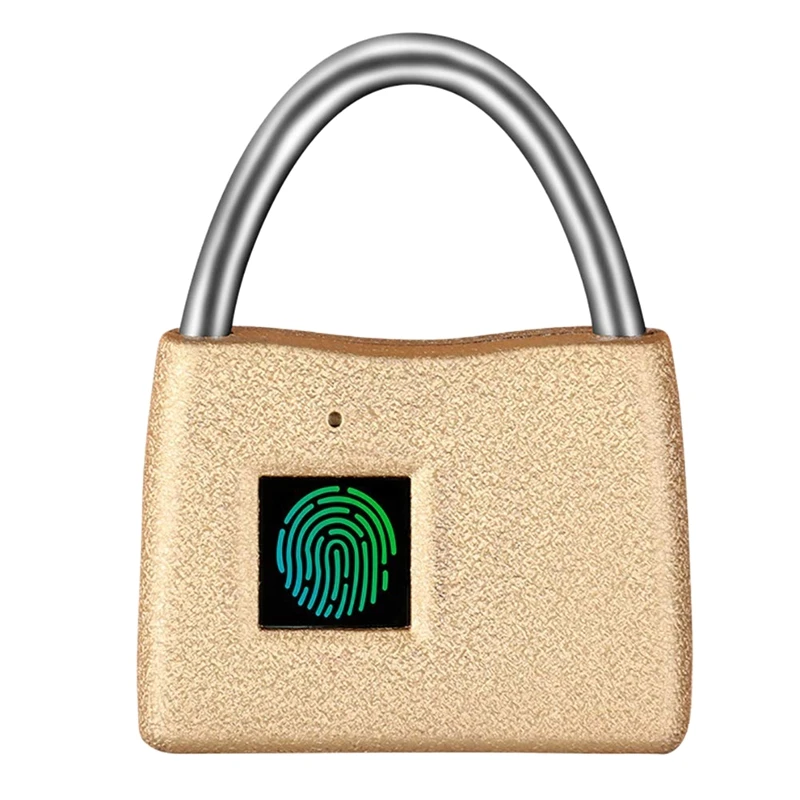 

Keyless Biometric Fingerprint Padlock,Luggage Lock,Travel Lock - Suitable for School,Gym,Locker, Luggage Suitcase, Drawer, Cabin