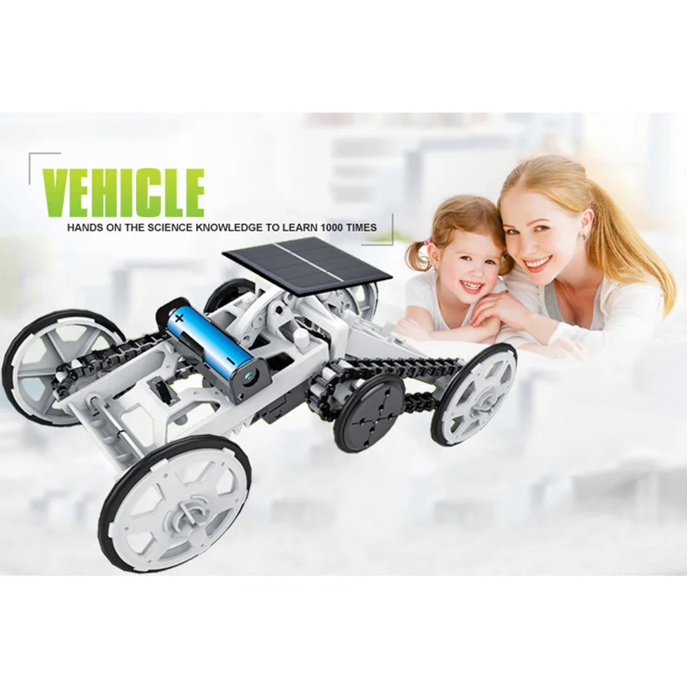 4WD в разобранном виде блоки космическая проводка DIY игрушка автомобиль обучение подарки крепление на батарейках наука и техника скалолазание