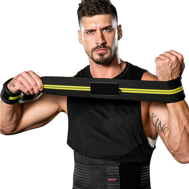 

1PCS Wrist Support Gym Weightlifting Training Weight Lifting Gloves Bar Grip Barbell Straps Wraps Hand Protection