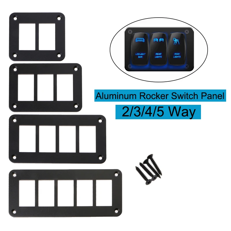 2/3/4/5 Way Car Rocker Switch Panel Housing