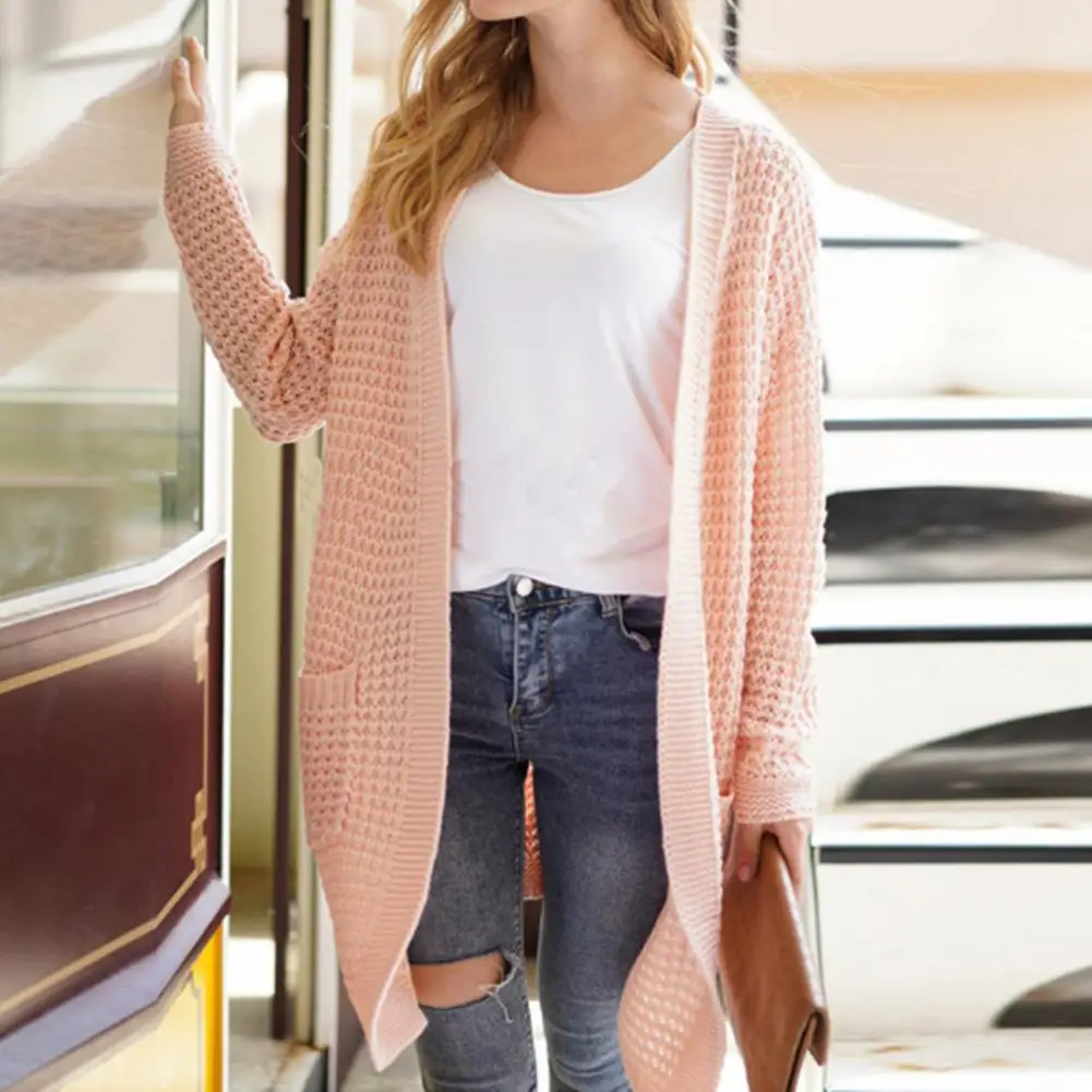 Long Sleeves Women Knitted Cardigan 