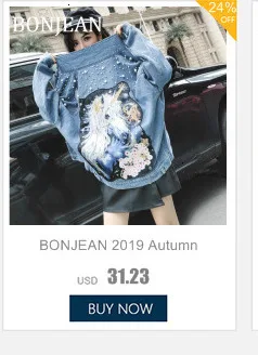 Bonjean/куртка с рисунком кота с кисточкой Женская Осенняя одежда украшение отверстий джинсовая куртка с аппликацией синие джинсы пальто BJ1799