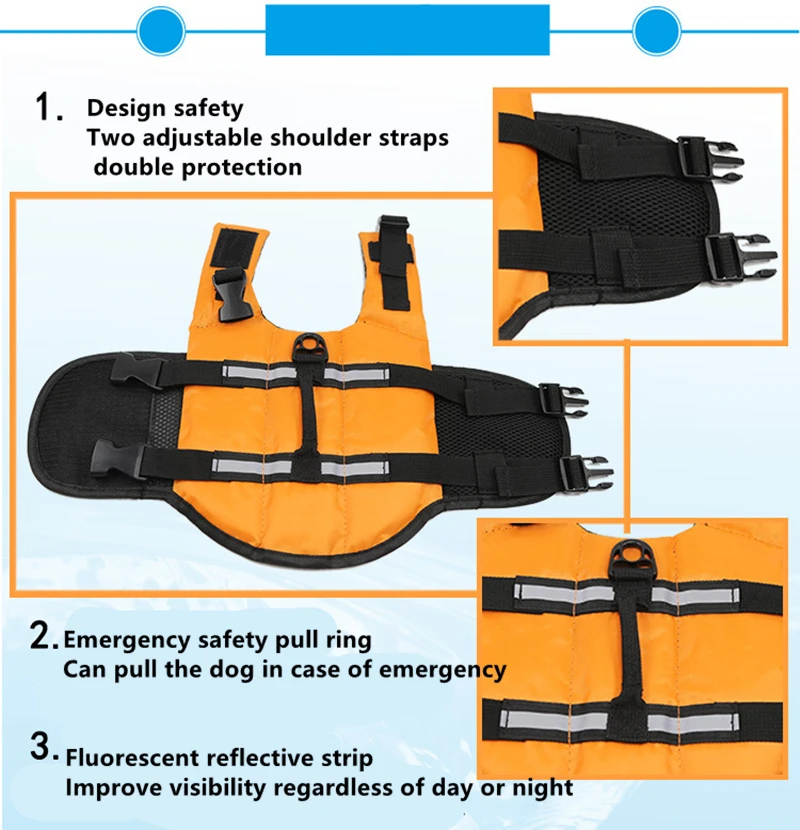 Модный спасательный жилет для собаки жилеты уличная одежда для домашних собак поплавок щенка спасательная одежда для плавания одежда для безопасности жилет спасательный жилет для собак костюм