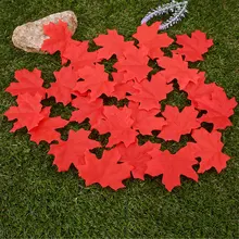 Шелковые листья, вечерние листья, искусственные листья, 50 шт., искусственные украшения, 50 шт