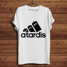 ТАРДИС из сериала «Доктор Кто» забавная Футболка мужская новая белая Повседневная homme майки футболки унисекс футболка время и относительное измерение в космосе