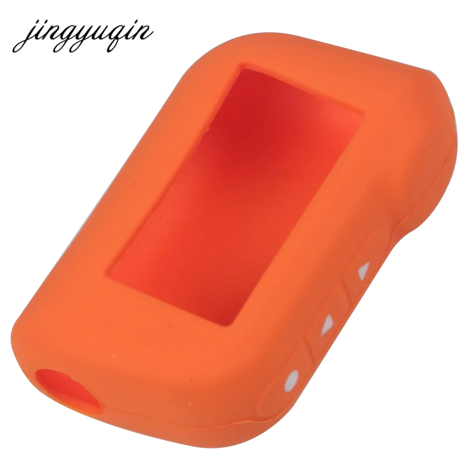 Jingyuqin 10 шт./лот A93 брелок силиконовый чехол для ключей Starline A93 A96 A63 ЖК-дисплей Two Way машинный система дистанционного управления с сигнализацией для 2-ходовой регулятор