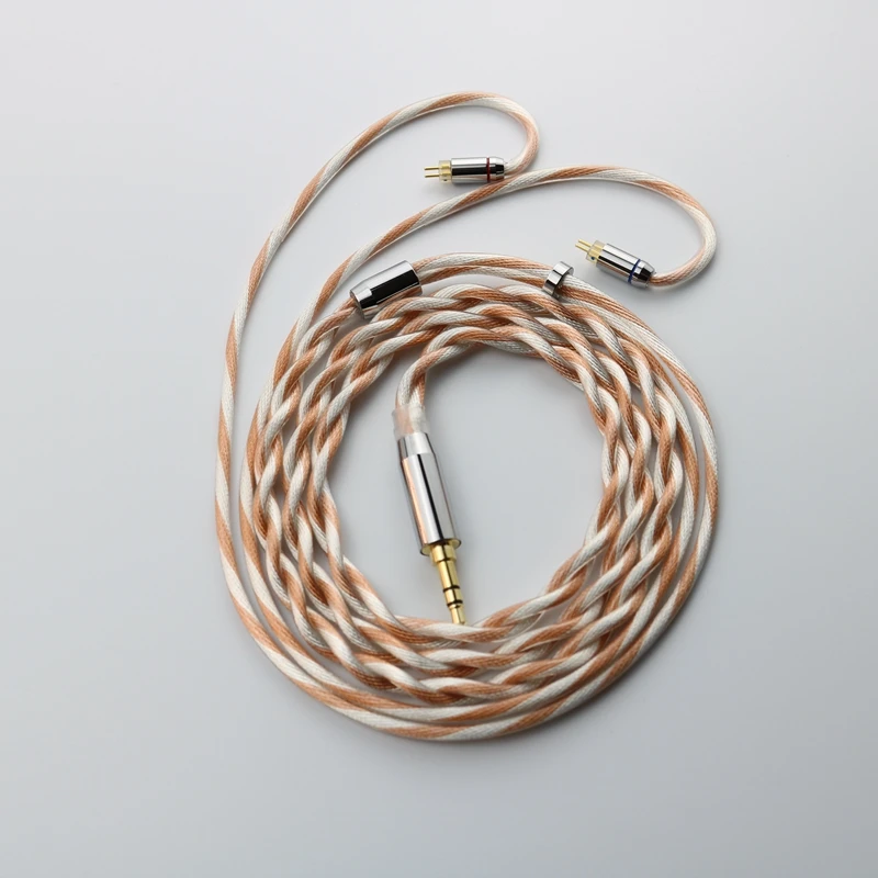 Núcleos de Cobre e Prata Fone de Ouvido Equilibrada com Mmcx Misturado Litz Design Atualização Cabo Linha - 0.78 2pinfor lz a7 Kxxl Zax Mk3 4 - Image 2