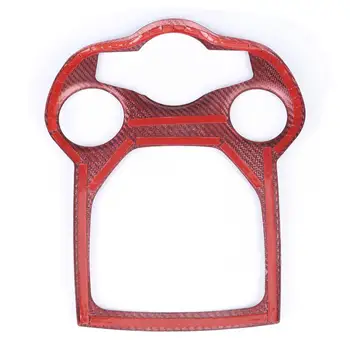 

Carbon Fiber Center Console Gear Shift Panel Decoration Red Fits for Alfa Romeo Giulia/Stelvio Red Car Accessories Interior
