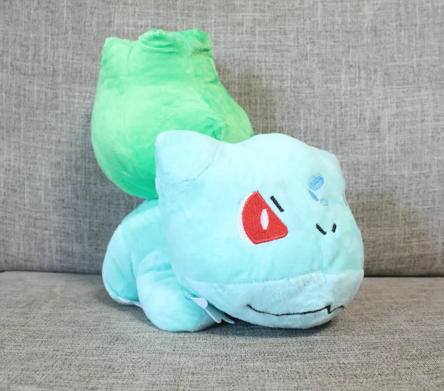 25-30 см плюшевая кукла Lapras Ninetales Bulbasaur lowbro с положительной энергией, аниме, мультяшная кукла, мягкая, милая, рождественский подарок для ребенка - Цвет: Bulbasaur