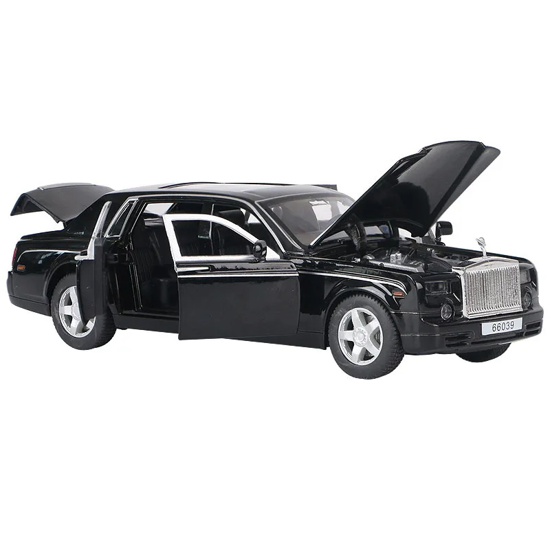 

1:32 Scale Diecast Car Model Acousto-Optic Alloy Model Metal Toy Vehicle Sound Light Car Doors Open Pull Back For Kids Toy Gift