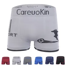 Men Seamless Boxer Bulge Pouch Trunks Mid Waist Underwear Design Color Stretch Brief Erotic Lingerie Sleepwear Casual Home Short