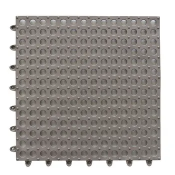 

Household Spliced Pinhole Grey 30x30cm Plastic Drainable Shower Mat Washer Pad Bathtub Washable Bathroom Mat