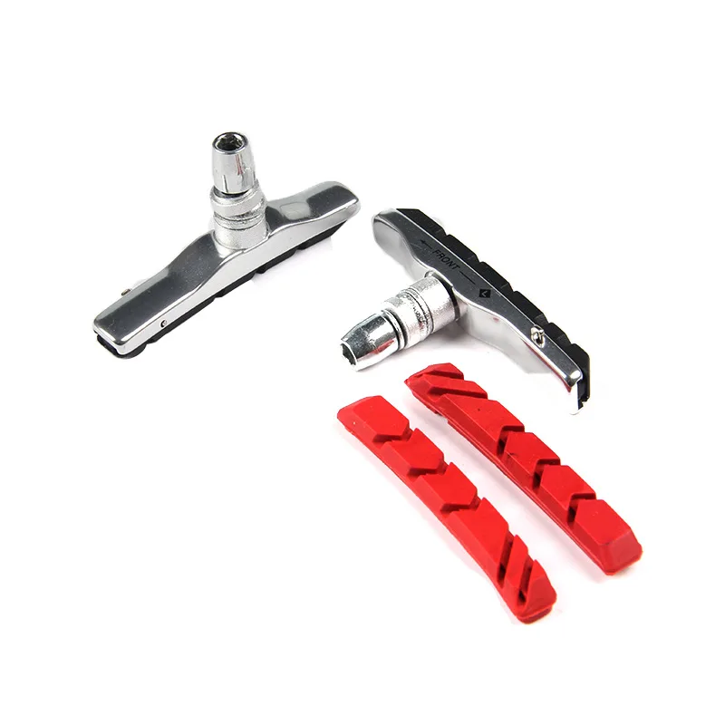 Aluminium Alloy Interchangeable Brake Rubber Block/Bicycle Fittings/Mountain Brake Block V-Brake cha pi/Brake Rubber