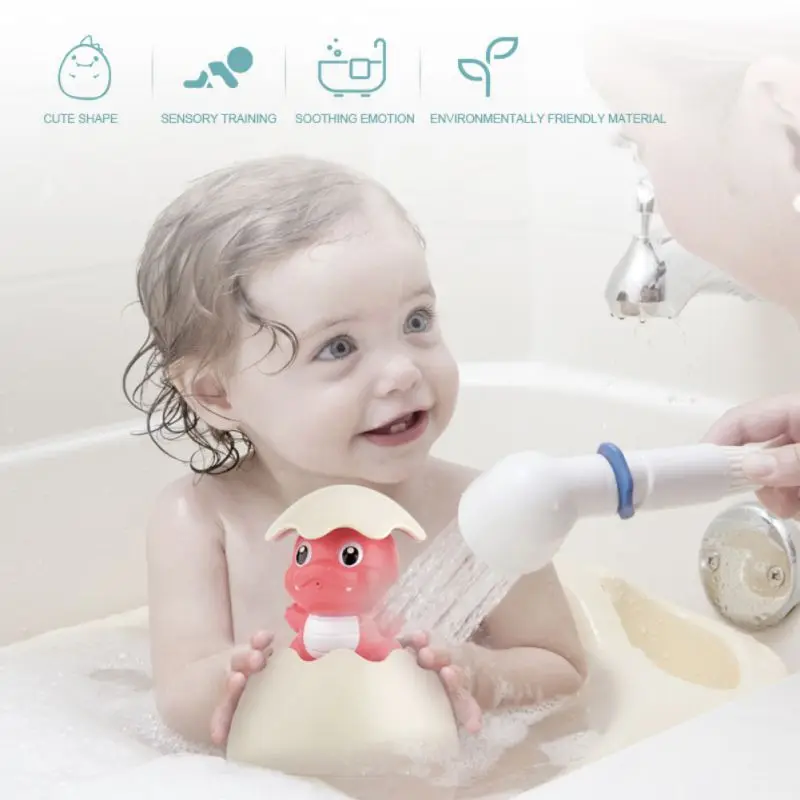 Симпатичная детская одежда для малышей с объемным рисунком динозавра, игрушки для ванной комнаты ванна с плавающей надувные игрушки надувной водный спрей игрушка для купания ванна для ванной, бассейна куклы для мальчиков и девочек