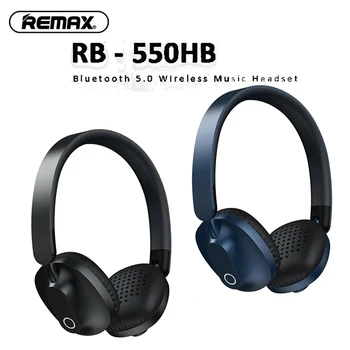 

NEW REMAX RB-550HB Long Standby Surround Sound Effect Noise Canceling Headphone Bluetooth 5.0 Wireless Music Headset Hands-free
