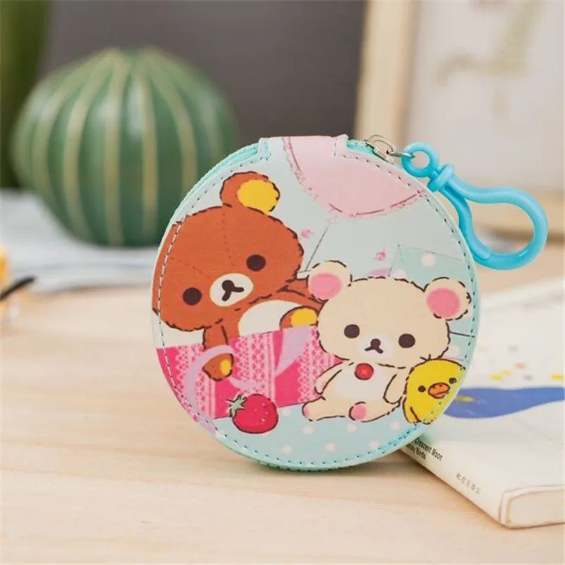 Микки Маус дети мультфильм PU кошелек малыш Монета Сумка My melody, близнецы SAN-X мини кошелек - Цвет: bear