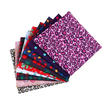 

50 * 145Cm Christmas Pattern Polyester Cotton Fabric Patchwor Printed For Tissue Kids Home Textile For Sewing Doll Dress Curtain