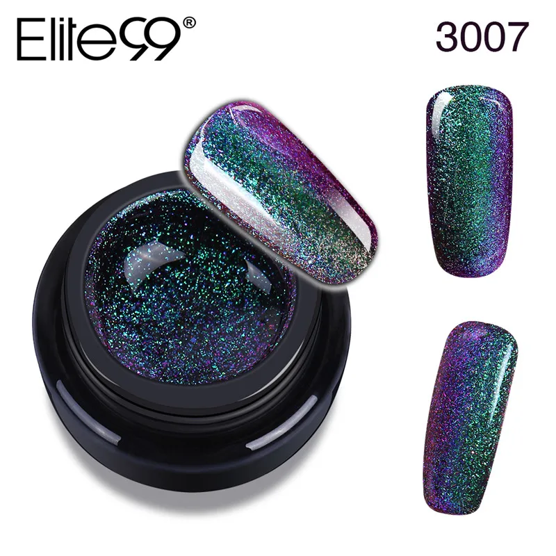 3007 Elite99 3D гель-хамелеон лак для ногтей Soak Off UV светодиодный гель Лаки верхняя основа под лак Искусство Маникюр гель лак для ногтей - Цвет: 3007