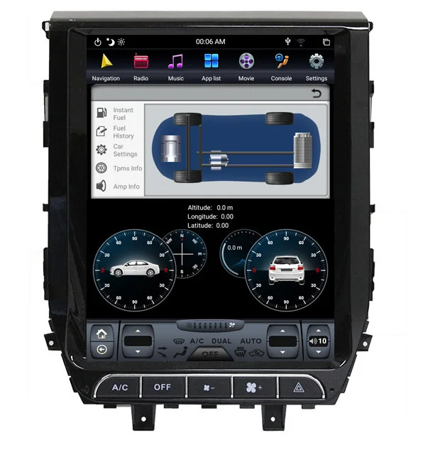 12," tesla стиль вертикальный экран android 9,0 шесть ядер автомобиля gps радио навигация для Toyota Land cruiser