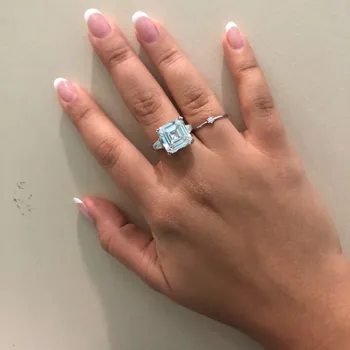 

choucong honeycomb shape Ring 925 sterling Silver AAAAA Zircon Stone Gold color Party Wedding Band Rings For Women men Jewelry