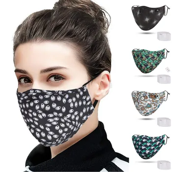 

Unisex Adults Facemask Reusable Face Mask Cloth Mouth Mask Washable Mouth Cover Face Shield Windproof Breathable mondmaskers