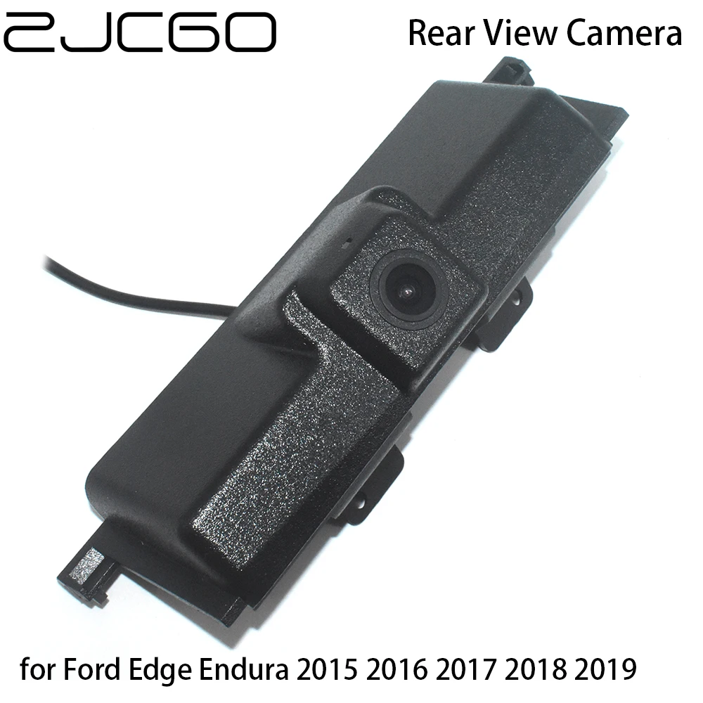 

ZJCGO CCD Car Rear View Reverse Back Up Parking Trunk Handle Waterproof Camera for Ford Edge Endura 2015 2016 2017 2018 2019