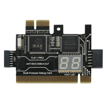 

HOT-Multifunction Diagnostic Card TL611 PRO PCI-E LPC Motherboard Diagnostic Test for Laptop Computer Mobile Phone