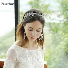Свадебные аксессуары для волос горный хрусталь пояс для волос Свадебные украшения для волос свадебное украшение для волос/Повседневные повязки на голову