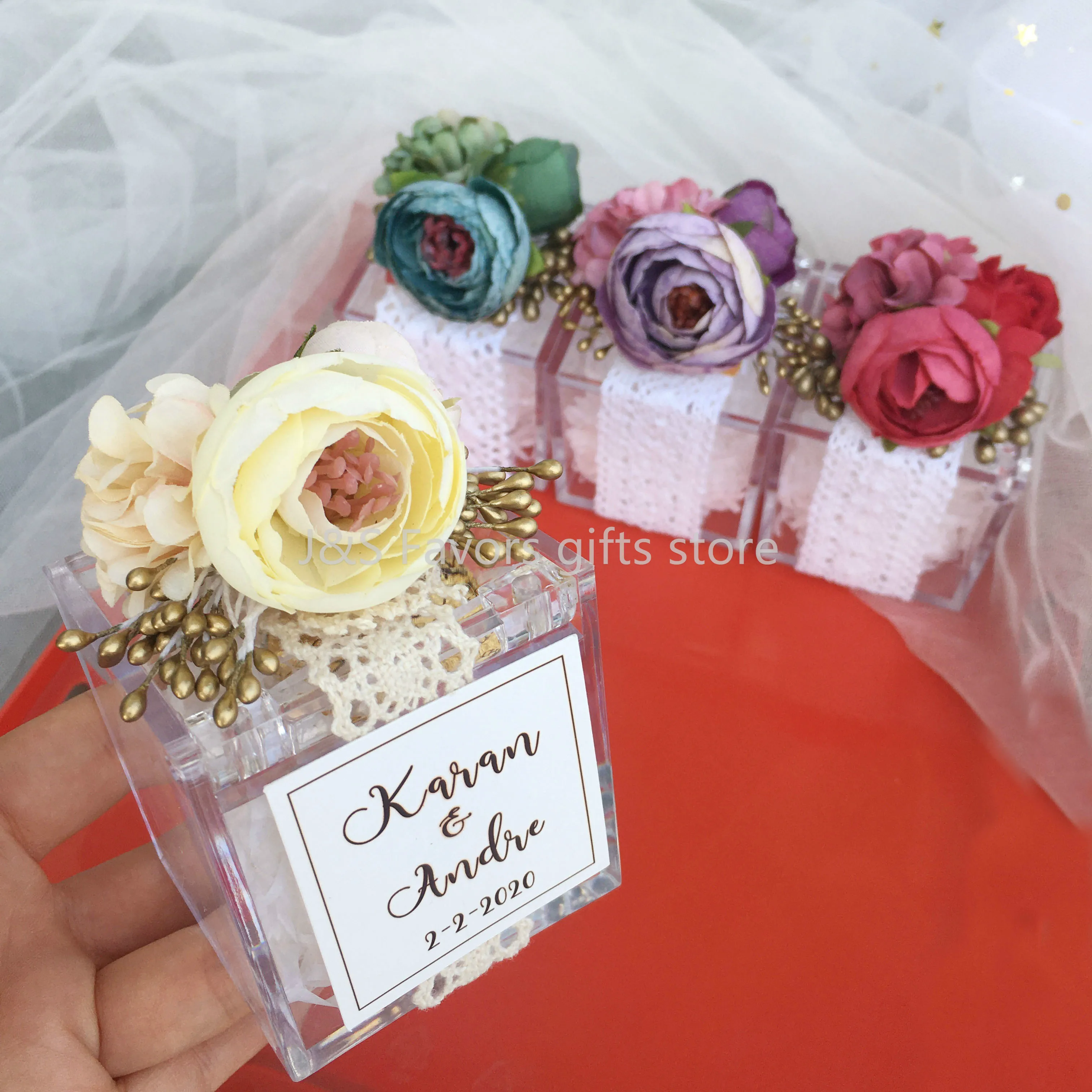 Mini Dried Flower Bouquet Bridesmaid Favor Flower Favors Gift Wedding Favor Magnet Personalized Wedding Favors for Guests Gifts .