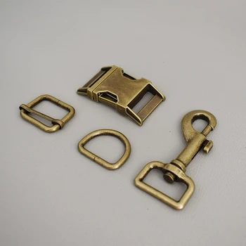 

100 suit（metal buckle+adjust buckle+D ring+metal dog clasp/set) retailing manufacturer Zinc Alloy high quality