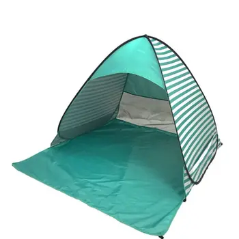 

Outdoor Camping Tent Fully Automatic No Need to Build Tent Dot Stripe Beach PXPF