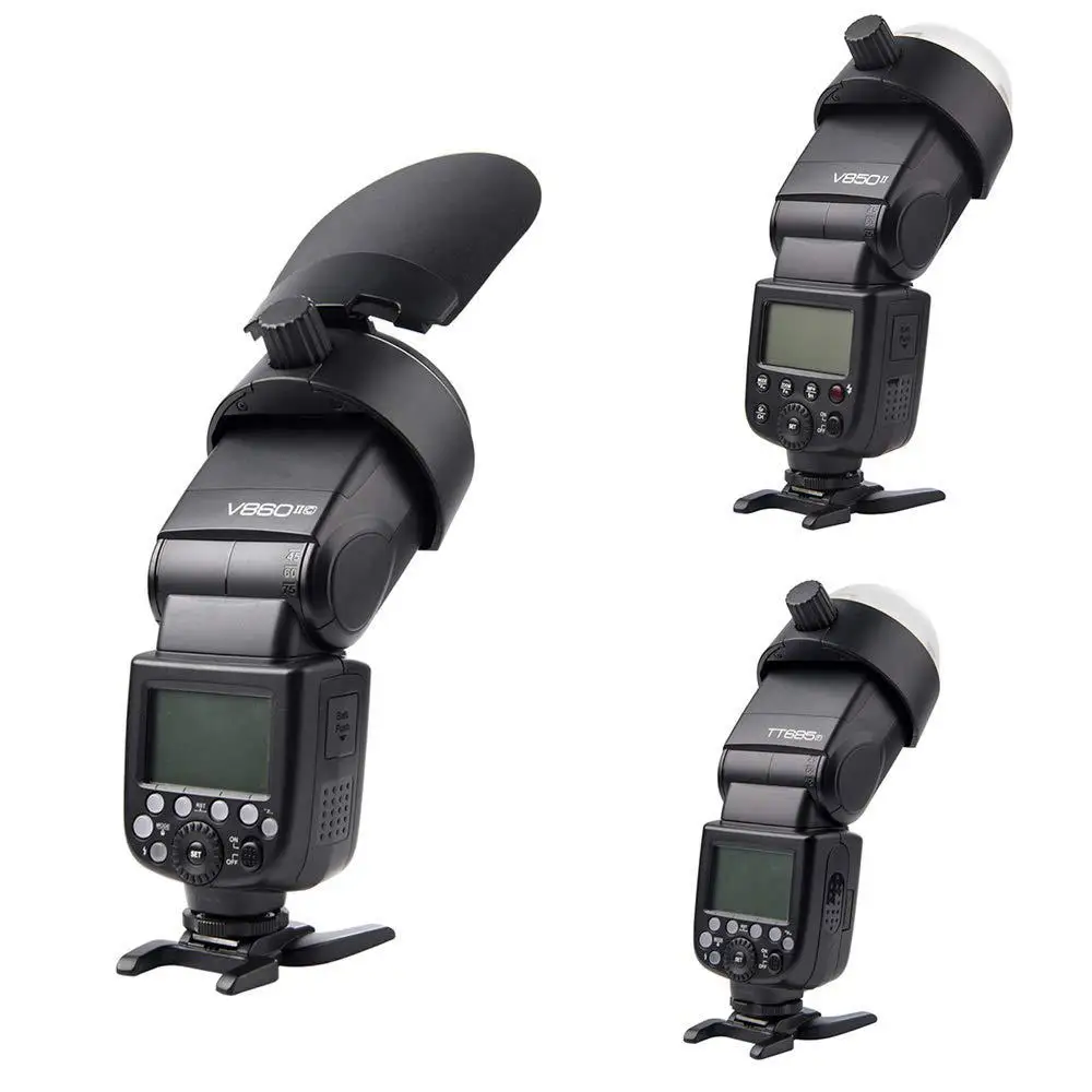 DishyKooker вспышка Speedlight адаптер AK-R1 переходное кольцо для Godox TT685 V860II V350 TT600 Yongnuo Canon Nikon sony