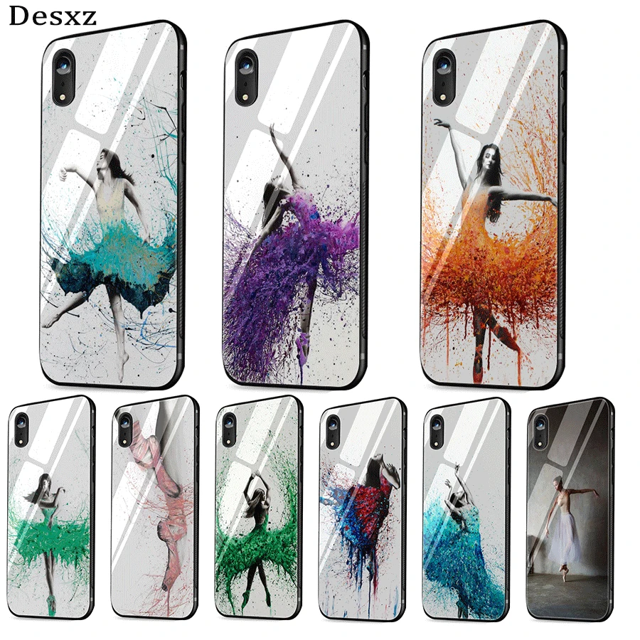 Чехол для телефона из ТПУ для Iphone 5, 5S, 6, 6 S, 7, 8 Plus, X, XR, XS Max, защитный чехол для балетной обуви