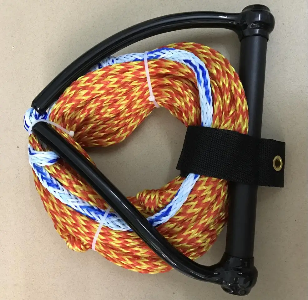 Water Ski Rope, Wakeboard Kneeboard Rope Water Ski leash handle Strand Weave Wakesurf boarding Rope 1600lbs 750-900 Inch Length