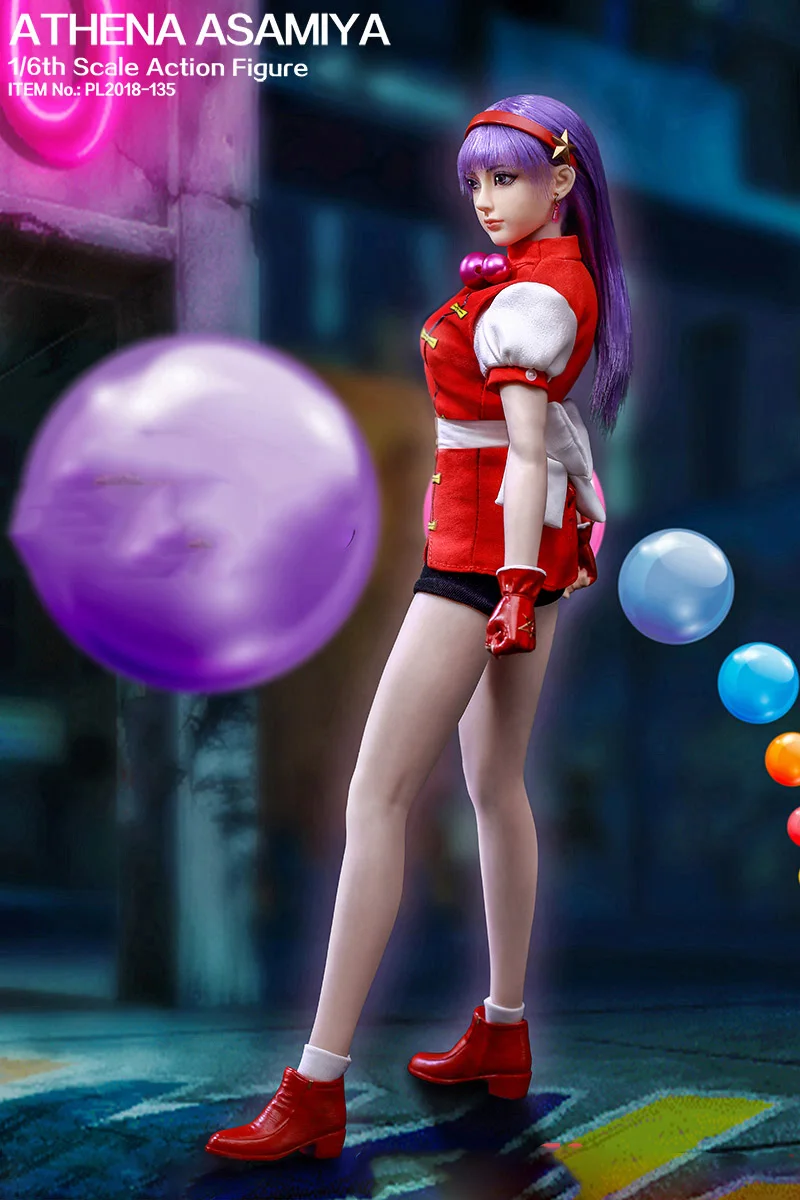 1:6 фигурка куклы женский боец Asamiya Athena с бесшовным телом 1" фигурка Коллекционная кукла пластиковая модель игрушки