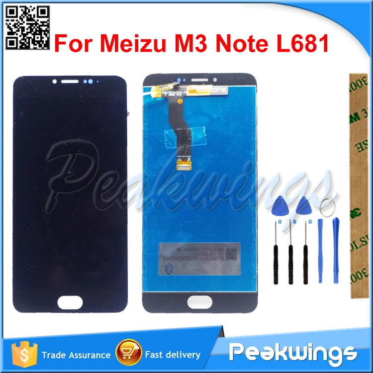 ЖК-экран для Meizu M3 note L681 L681H M681h сенсорный экран в сборе 100% тестирование | Мобильные