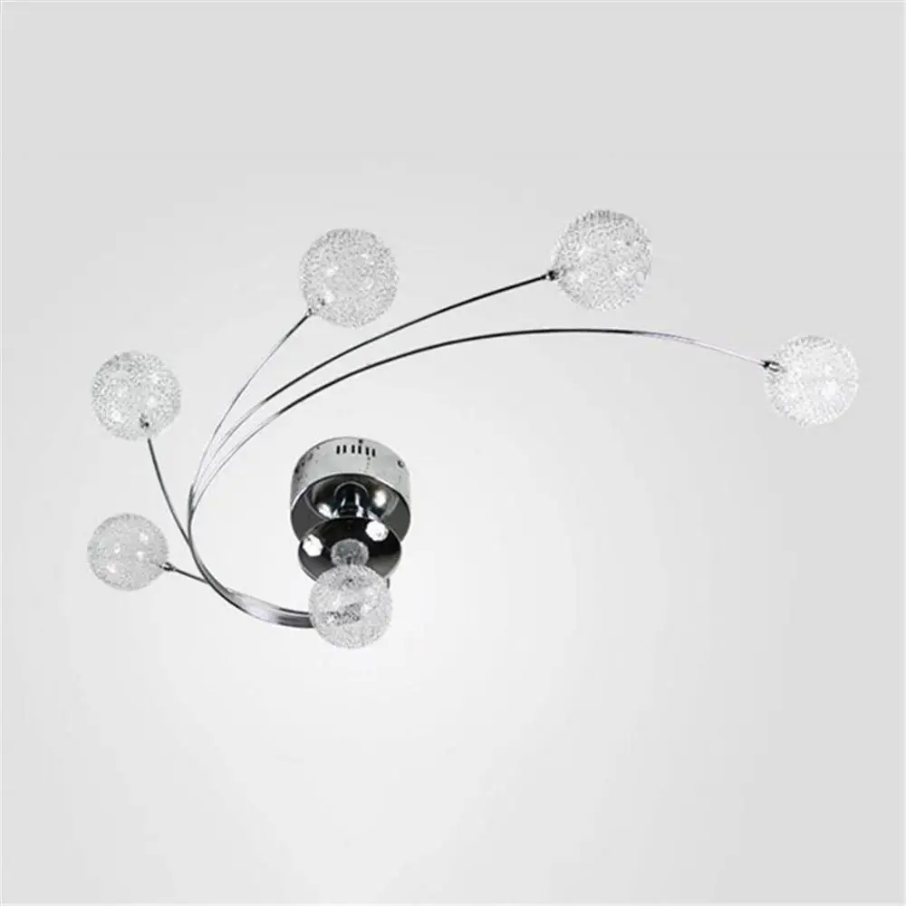 Современный светодиодный потолочный светильник из алюминиевой проволоки и