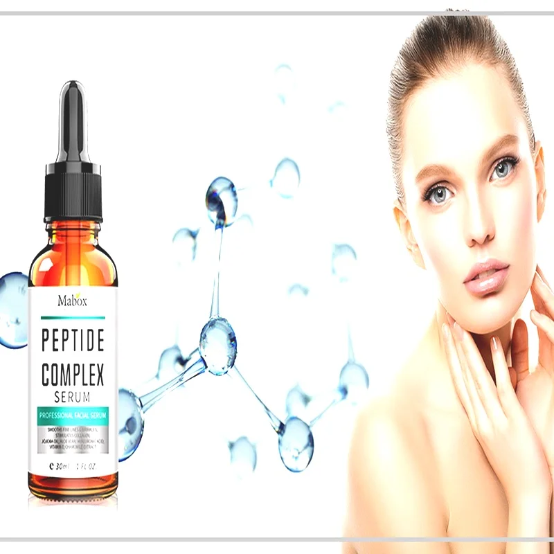 

Mabox Polypeptide Complex Peptide Facial Essence Anti-Aging Anti-Wrinkle Sensitive Repair Skin Barrier Whitening Skin Care 30ML