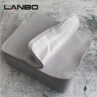 LANBO 100 pcs High quality Glasses Cleaner 15*17.5cm Microfiber Glasses Cleaning Cloth For Lens Phone Screen Cleaning Wipes 1