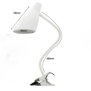 

USB Charging Interface Book Clip LED Light Desk Table Night Light