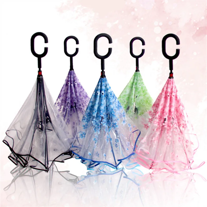 Перевернутый зонтик, двойной слой, солнцезащитный зонтик для женщин, дождь, обратный зонтик, мужской, guarda chuva invertido paraguas parapluie, ветрозащитный