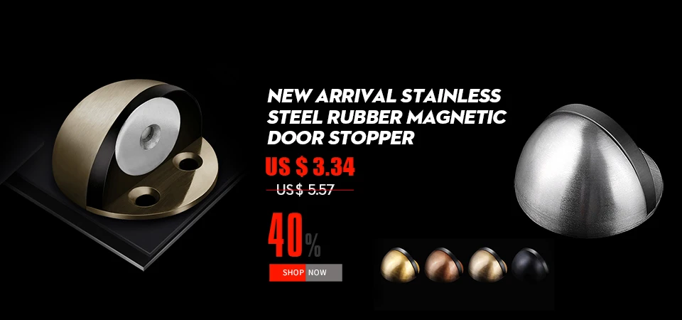 NAIERDI 10PCS Stainless Steel Door Stopper Cabinet Catches Push to Open Touch Damper Buffer Quiet Closer Furniture Hardware