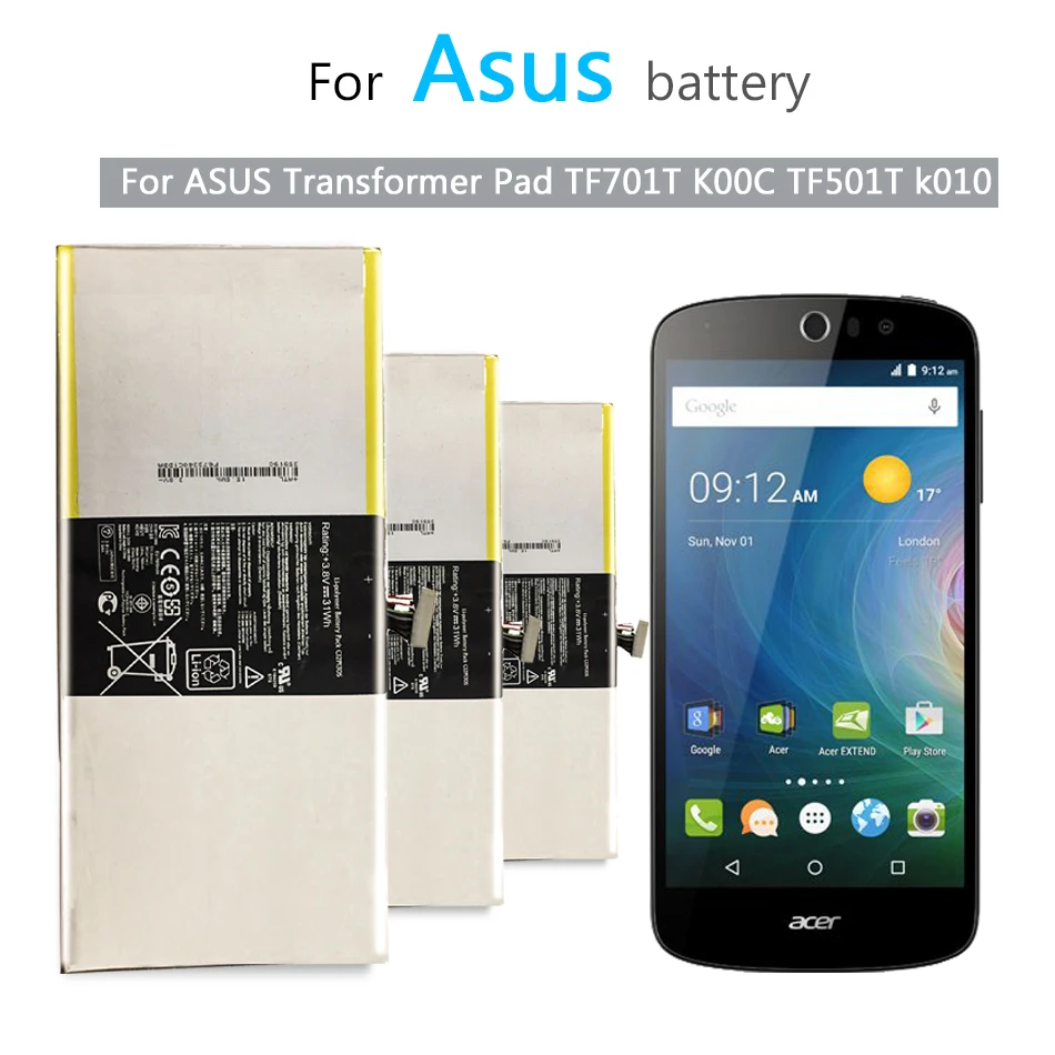 Аккумулятор StoneRing 7900mAh C12P1305 Сменный аккумулятор для планшета ASUS Transformer Pad TF701T K00C