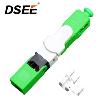

20-100PCS FTTH ESC250D SC APC and SC UPC Single-Mode Fiber Optic Quick Connector FTTH SM Optic Fast Connector