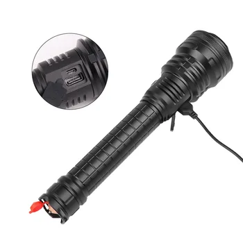 

Aluminum Alloy Camping Hiking Lighting Torch Lamp Portable Mini LED Flashlight Multi-function Long Shots Lamp Hunting