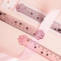 H8WA – règle droite en plastique Transparent, règle de maths précise pour artistes, stylistes, étudiants, architecte, ingénieurs 