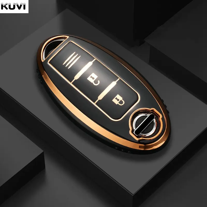Car Key Case Cover TPU Remote Key Fob For Nissan Qashqai Juke J10 J11 X-Trail T32 T31 Kicks Tiida Pathfinder Note For Infiniti