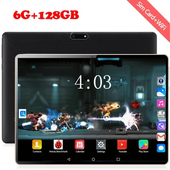 

Free shipping 10 inch 3G 4G FDD LTE tablet pc Android 8.0 OS 6GB RAM 128GB ROM Octa core 1280*800 IPS stmart tablets pcs 10 10.1